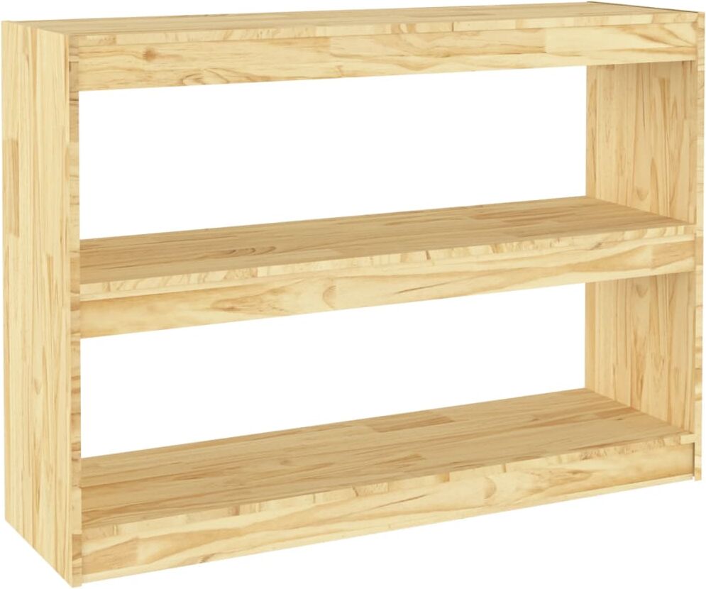 vidaXL Libreria/Divisorio 100x30x71,5 cm Legno Massello di Pino