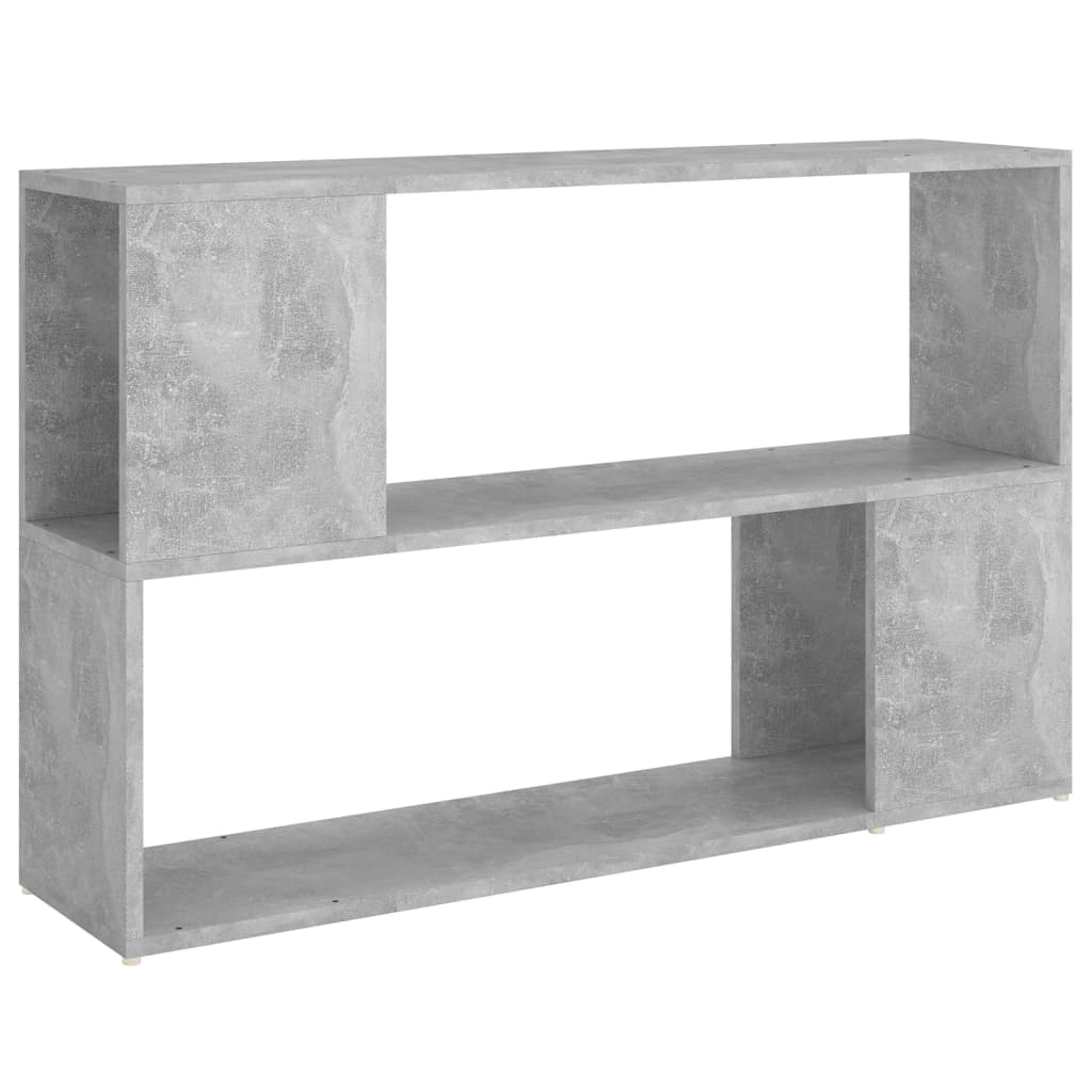 vidaXL Libreria Grigio Cemento 100x24x63 cm in Truciolato