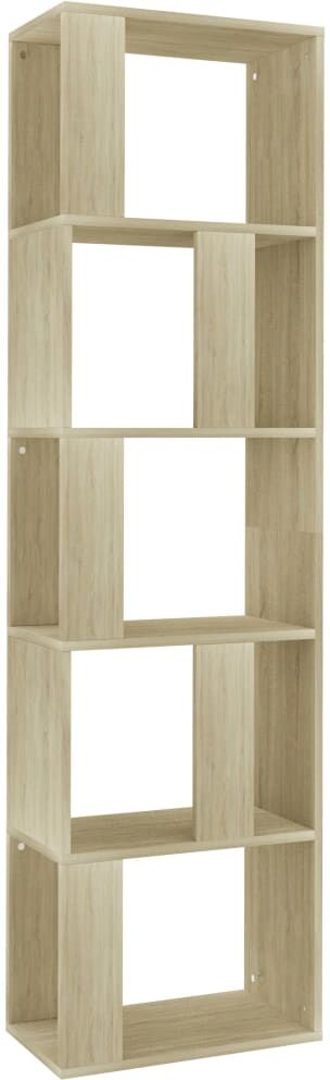 vidaXL Libreria/Divisorio Rovere Sonoma 45x24x159 cm Legno Multistrato