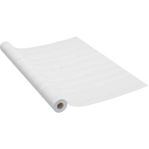 vidaXL Pellicola Autoadesiva per Mobili Legno Bianco 500x90 cm in PVC