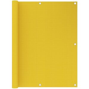 vidaXL Schermo Frangivista per Balcone Giallo 120x600 cm in HDPE