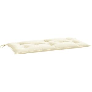 vidaXL Cuscino per Panca Bianco Crema 100x50x7 cm in Tessuto Oxford