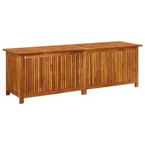 vidaxl contenitore da giardino 175x50x58cm in legno massello di acacia