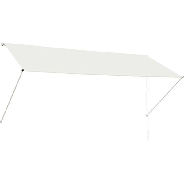 vidaxl tenda da sole retrattile 300x150 cm crema