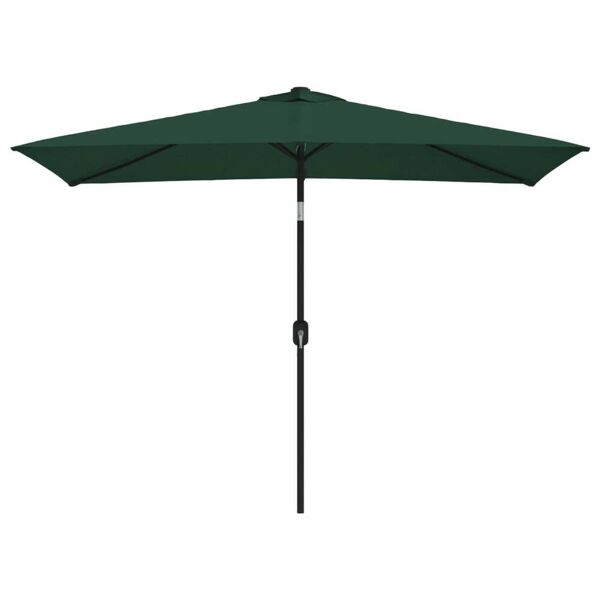 vidaxl parasole rettangolare 200 x 300 cm verde