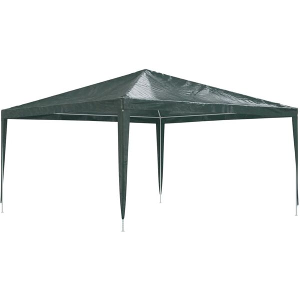 vidaxl gazebo professionale 4x4 m verde 90 g/m²