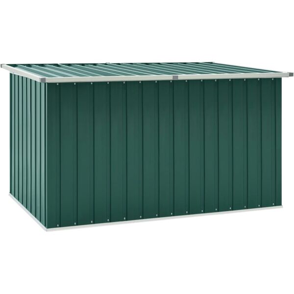 vidaxl baule da giardino verde 171x99x93 cm