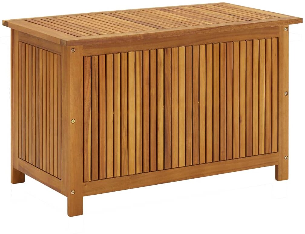 vidaxl contenitore da giardino 90x50x58 cm in legno massello di acacia