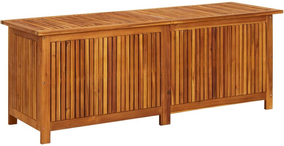 vidaxl contenitore da giardino 150x50x58cm in legno massello di acacia