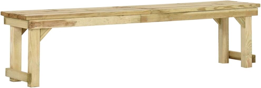 vidaxl panchina da giardino 180 cm in legno di pino impregnato