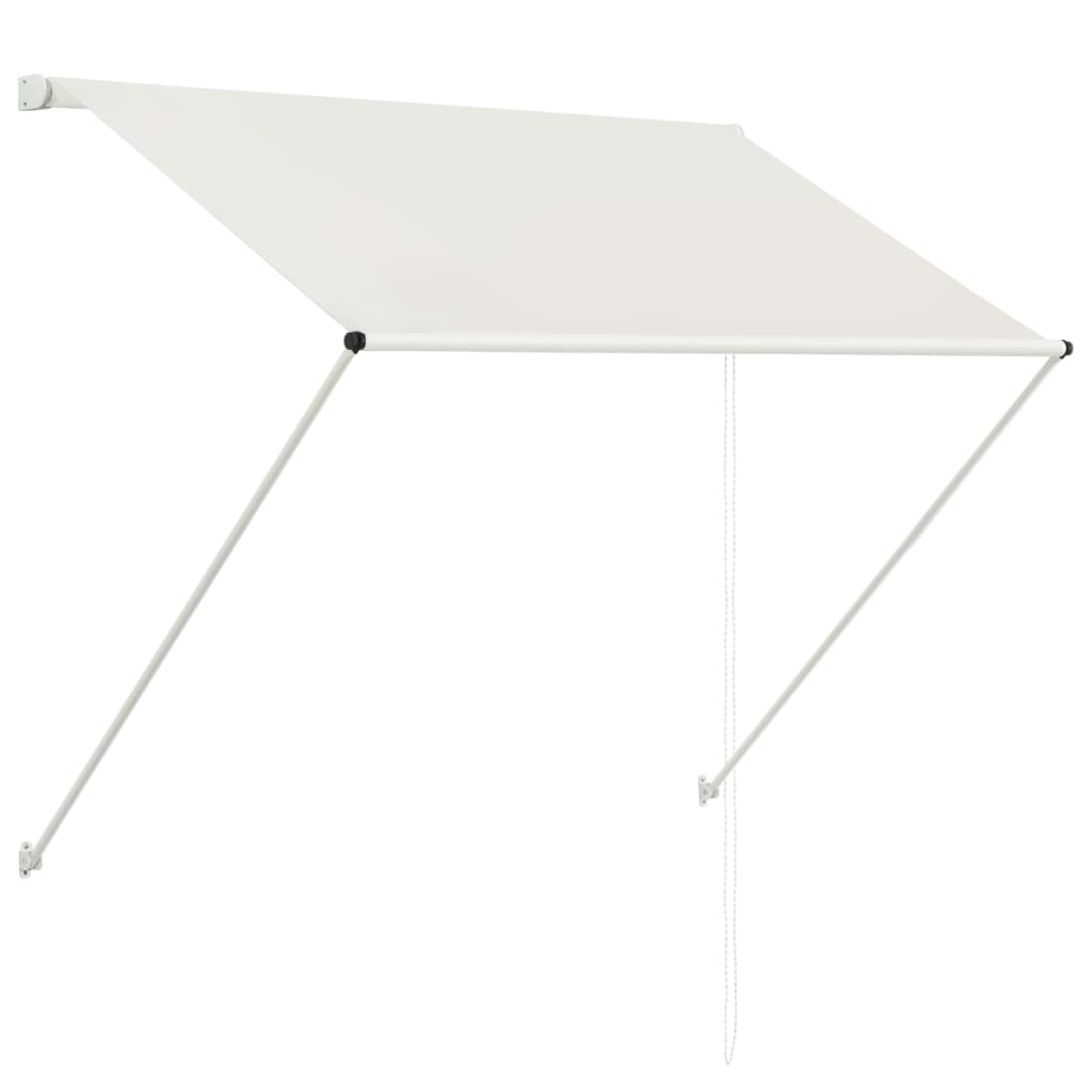 vidaXL Tenda da Sole Retrattile 100x150 cm Crema