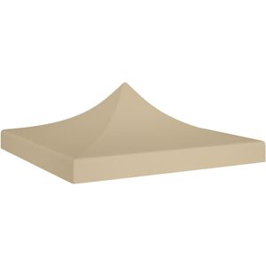 vidaXL Tetto per Tendone per Feste 3x3 m Beige 270 g/m²