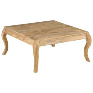 vidaxl tavolino da caffè in legno massello di mango 80x80x40cm