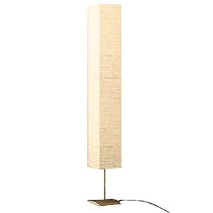 vidaXL Lampada a Piantana con Supporto in Acciaio 170 cm Beige