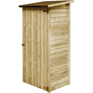 vidaXL Capanno Attrezzi da Giardino in Pino Impregnato 88x76x175 cm