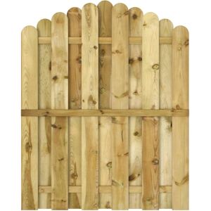 vidaXL Cancello da Giardino in Legno di Pino Impregnato 100x125 cm