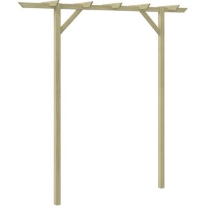 vidaXL Pergolato da Giardino 205x40x203 cm in Legno