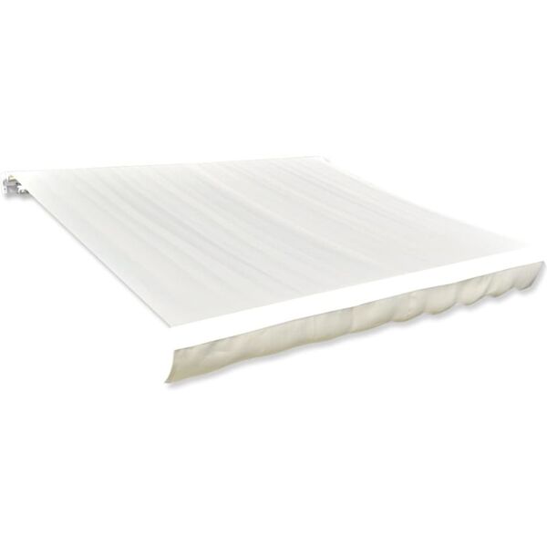 vidaxl tendone parasole in tela crema 450x300 cm