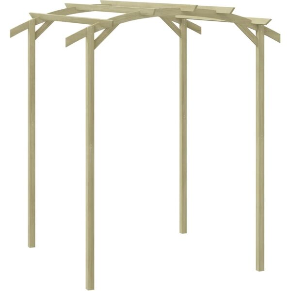 vidaxl pergola da giardino legno di pino impregnato 180x197x210 cm