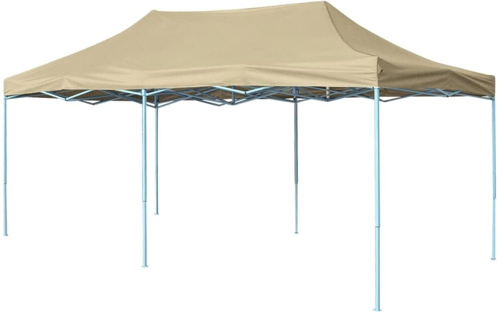 vidaxl tenda pieghevole pop-up 3x6 m bianco crema