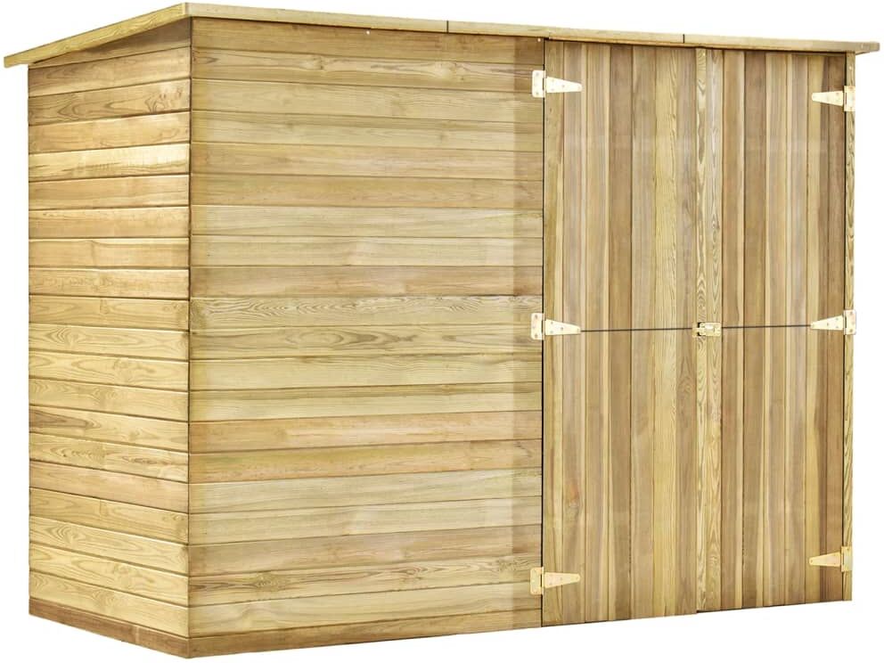 vidaxl ripostiglio da giardino 232x110x170 in legno di pino impregnato