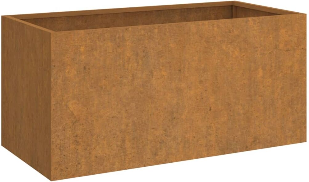 vidaXL Fioriera 62x30x29 cm Acciaio Corten