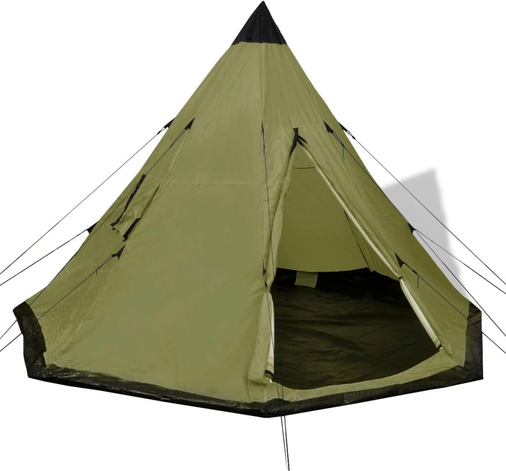 vidaxl tenda per 4 persone verde