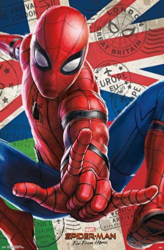Trends International, MCU - Spider-Man: Far From Home - Poster e poster di Spidey, 22,375" x 34", multicolore, Carta, Versione senza cornice, 22.375" x 34
