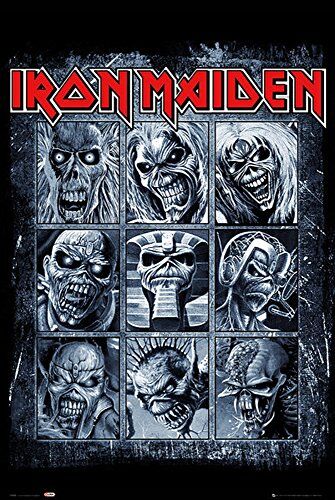 empireposter Iron Maiden - Eddies - Musik Hard Heavy Band Poster Druck - Grsse 61x91,5 cm