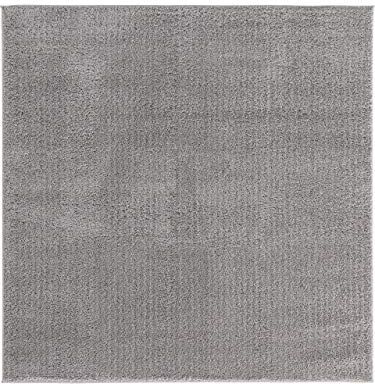 benuta ESSENTIALS Tappeto, Poliestere, Grigio, 160x160 cm