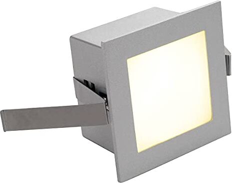 SLV GLENOS Copertura 200 per Profilo lineare 2713/ Illuminazione a plafone Interni, Spot LED, Lampada da Parete a Incasso, faretto a soffitto / 3000K 1W 40lm Grigio 1 W