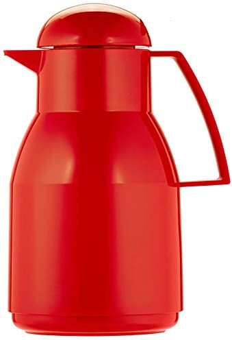 Helios Top Thermos in plastica, Colore: Rosso, 1,0 l