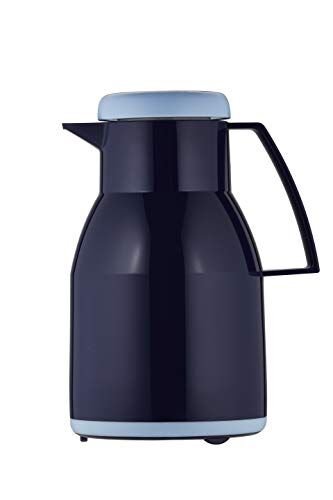 Helios Wash S+ Thermos in plastica, Blu Scuro, 1,0 l