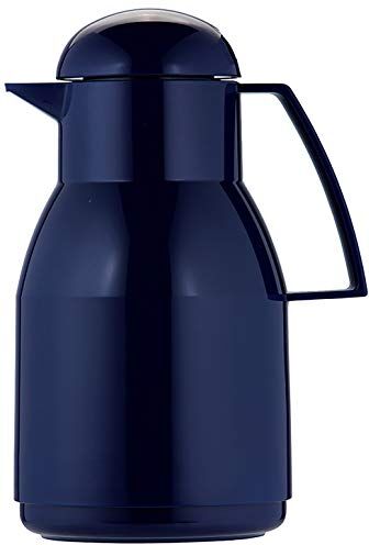 Helios Top Thermos in plastica, Blu Scuro, 1,0 l