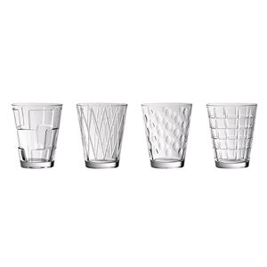 Villeroy & Boch Dressed Up set di bicchieri da acqua, 4 pz310 ml, cristallo, lavabili in lavastoviglie