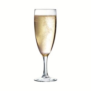Arcoroc - Collezione Elegance - 6 flauti da champagne 17 cl in vetro - Uso professionale - Imballaggio rinforzato, adatto per la vendita online