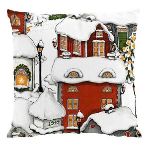 Arvidssons Textil Lyckeby - Federa per cuscino, 43 x 43 cm, colore: Rosso
