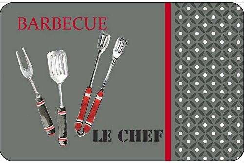 Le Jardin des Cigales Il Giardino delle cicale BBQ Set di Tavolo, Plastica, Senza, 28,5x 44cm