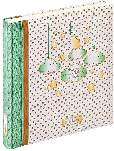 walther design album fotografico 28 x 30,5 cm Album per neonati, Baby Stars&Moon / Little Wonder UK-209