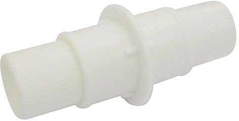 Bestway Piscina CONNETTORE 32 E 38 MM. Permette di PROLUNGARE I Tubi Sia di Stesso Diametro o Fare da Riduttore, Bianco, 32/38