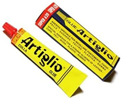 Artiglio Colla Adesivo Per Cuoio, Pelle, Sughero, Feltro, Legno, Plastica E Gomma, Tubetto 150 Ml, Giallo