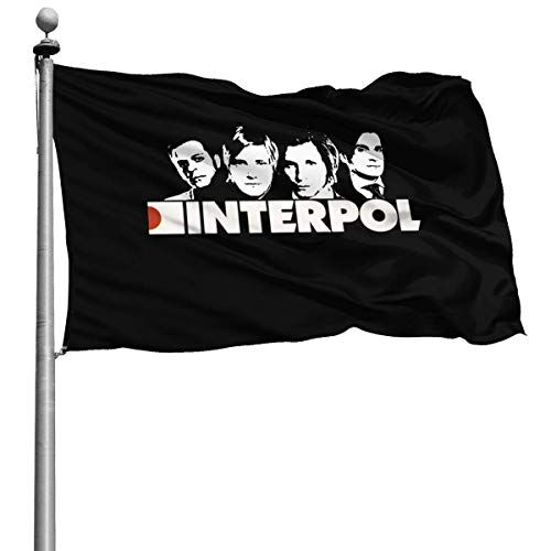 XGBags Interpol Band Garden Bandiera Home Polyester Fabric Welcome House Yard Personalized Banner Decorative Bandiera 3x5 Ft