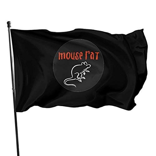 BHGYT Mouse Rat Band Logo Outdoor Flag 3x5 Piedi Bandiera Decorativa per Cortile, casa, Festa