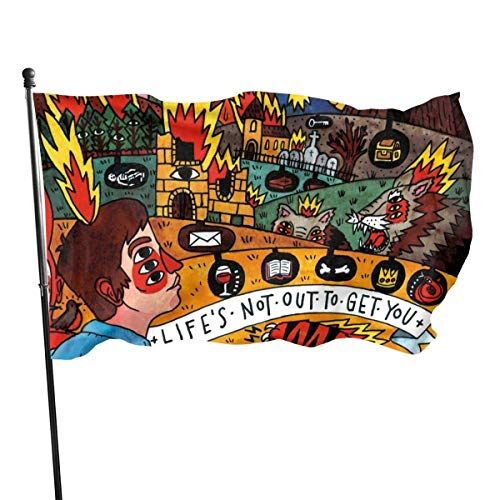 Unieek Banner di Bandiere da Giardino all'aperto, Durable Novelty Neck Deep Band House Decoration Flag 3 X 5 Ft Indoor or Outdoor Activities
