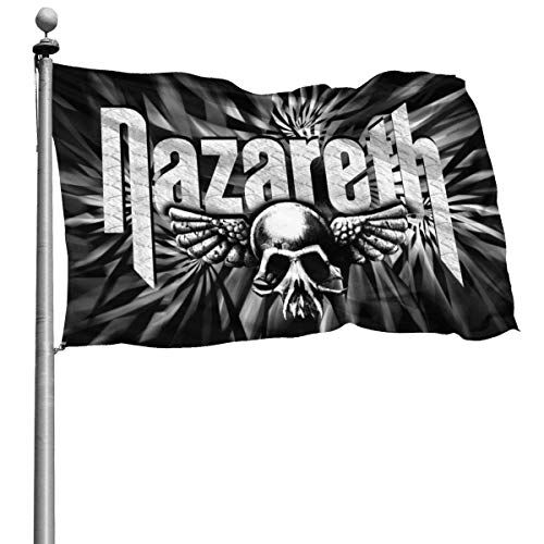 XGBags Nazareth Hard Rock Band Garden Bandiera Home Polyester Fabric Welcome House Yard Personalized Banner Decorative Bandiera 3x5 Ft