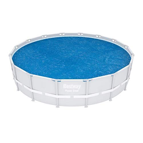 Bestway 58253 Telo Solare Termico Piscine circolari Frame 488 cm, Blue