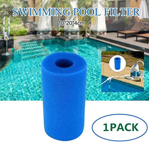 NJYBF - Cartucce filtranti in schiuma per filtro della piscina Intex tipo A lavabile