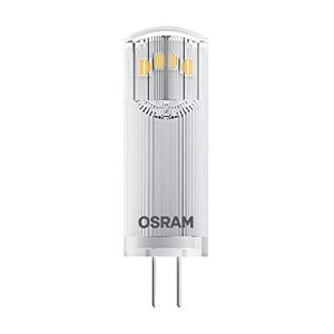 Osram Lampada a LED OSRAM a pin con base G4, bianco caldo (2700 K), lampada a bassa tensione da 12 V, 1,8 W, ricambio per lampada convenzionale da 20 W. Indice di resa cromatica ≥80 [classe energetica F]
