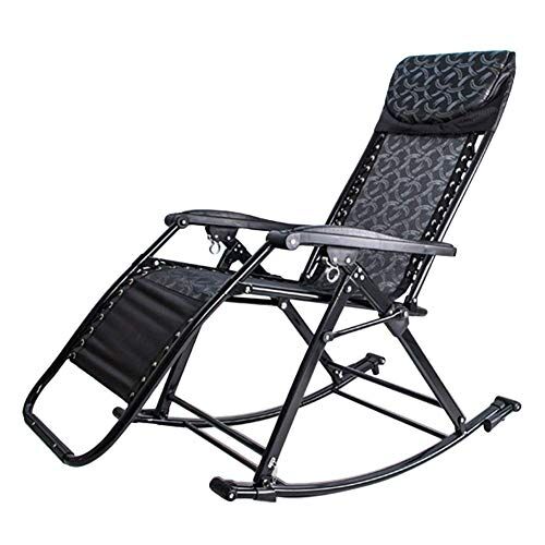 QZ sedia a dondolo in giardino all'aperto Zero Gravity sedie reclinabili portatili sdraio ufficio spiaggia casa lounge sedia