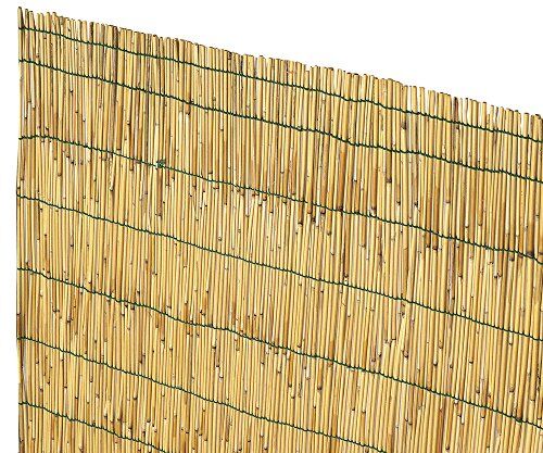 VERDELOOK Arella Cina in cannette Bamboo pelato, 1x5 m, bamb per recinzioni e Decorazioni
